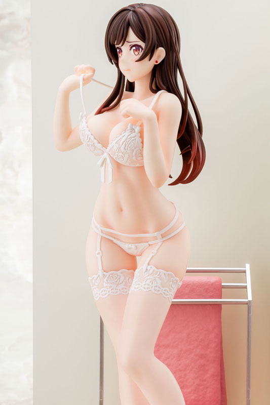 1/6 scaled pre-painted figure Rent-A-Girlfriend MIZUHARA Chizuru in see-through lingerie figure Angel White Ver.(Pre-order)