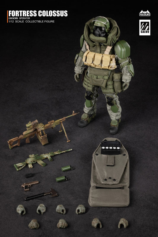 SALVO Series SA02 Fortress Colossus 1/12 Complete Model Action Figure(Pre-order)