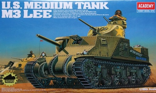 โมเดลรถถัง Academy ขนาด 1/35 AC13206 M3 Lee US Medium Tank