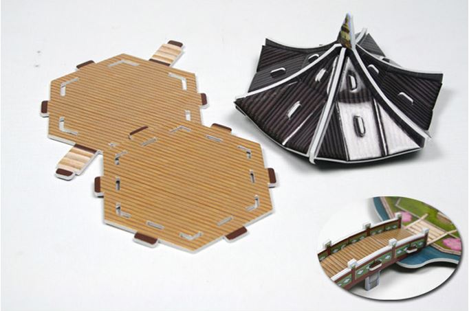 3D จิ๊กซอว์เกาหลี ศาลาฮยังวน Hyangwonjeong Pavilion 향원정