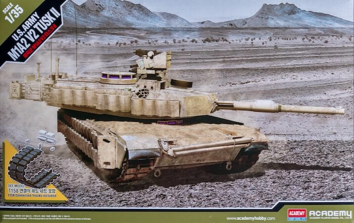 โมเดลรถถัง Academy ขนาด 1/35 AC13504 U.S.Army M1A2 V2 Tuskii