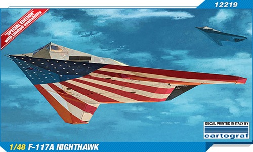 โมเดลรถเครื่องบินจำลอง Academy ขนาด 1/48 AC12219 F-117A NIGHTHAWK LAST FLIGHT