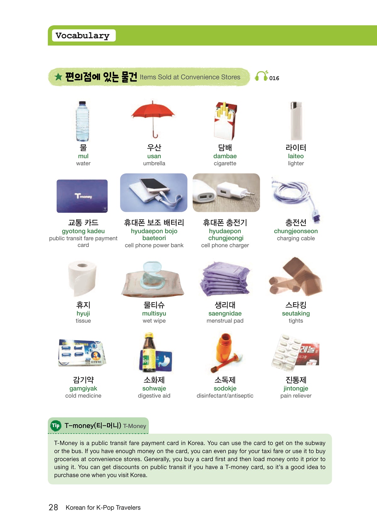 หนังสือสนทนาท่องเที่ยวเกาหลี Korean for K-Pop Travelers