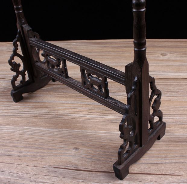 ที่แขวนพู่กันจีน 毛笔架 鸡翅木红木实木笔搁 毛笔挂 Maobi Hanging & Holder Mahogany Wood