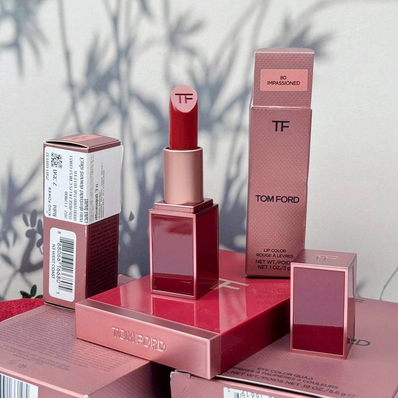 TOM FORD BEAUTY LIP COLOR IMPASSIONED 3 g #80 Impassioned ( ป้าย King คะ )