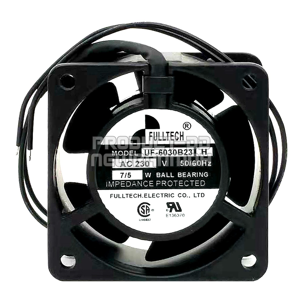 พัดลมระบายความร้อน AC 220V 6030HBL บอลแบริ่ง Ball Bearing ขนาด 2.5 นิ้ว (6x6x3 ซม.)