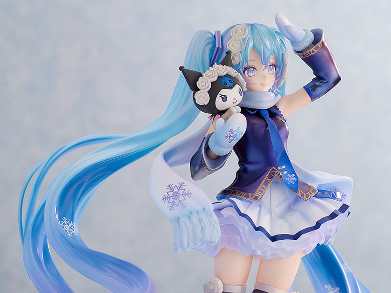 Character Vocal Series 01 Hatsune Miku Snow Miku x Kuromi 1/7 Complete Figure(Pre-order)
