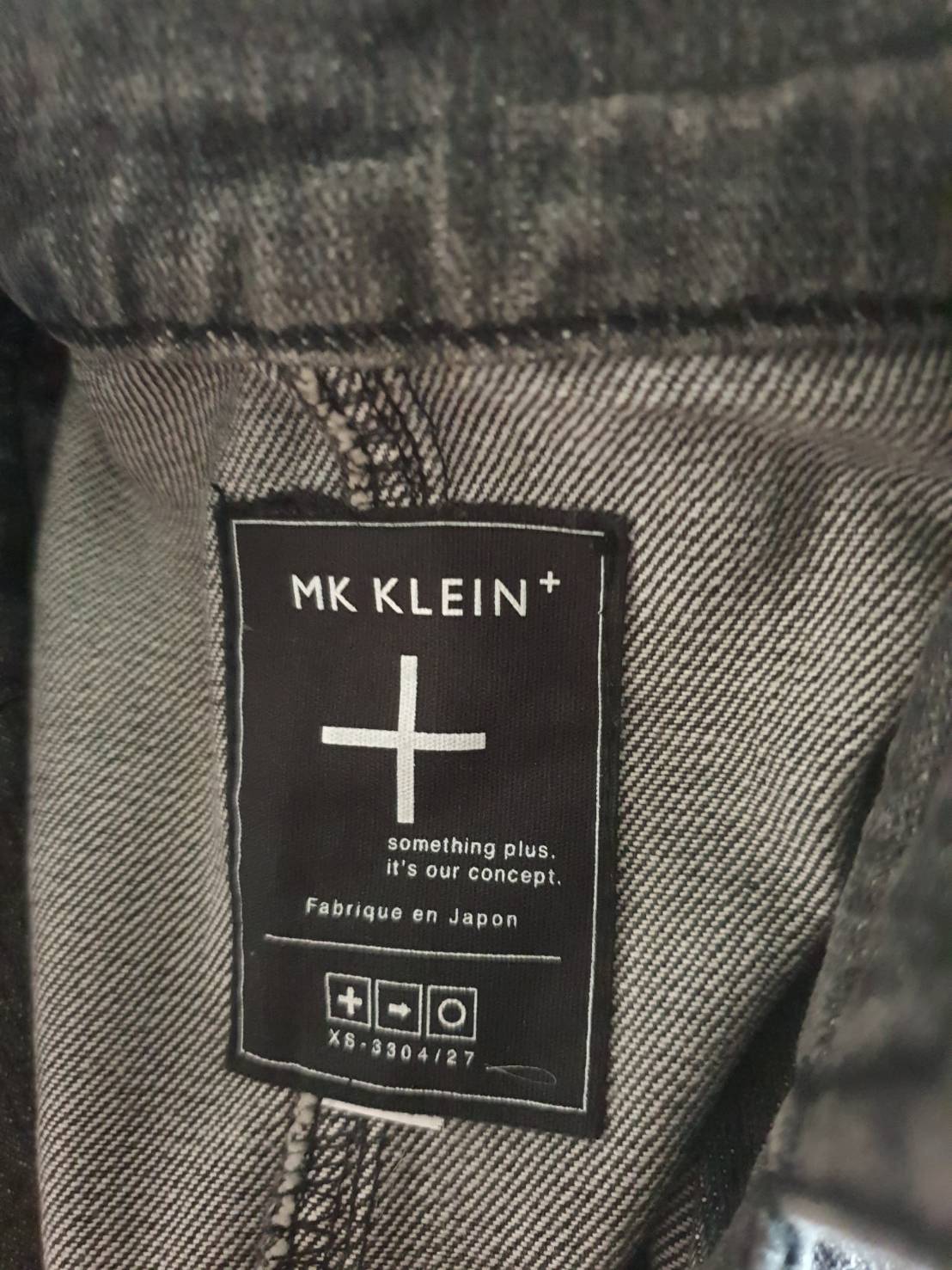FF02268 เสื้อยีนส์ สีดำ แบรนด์ MK KLEIN อก 34 นิ้ว