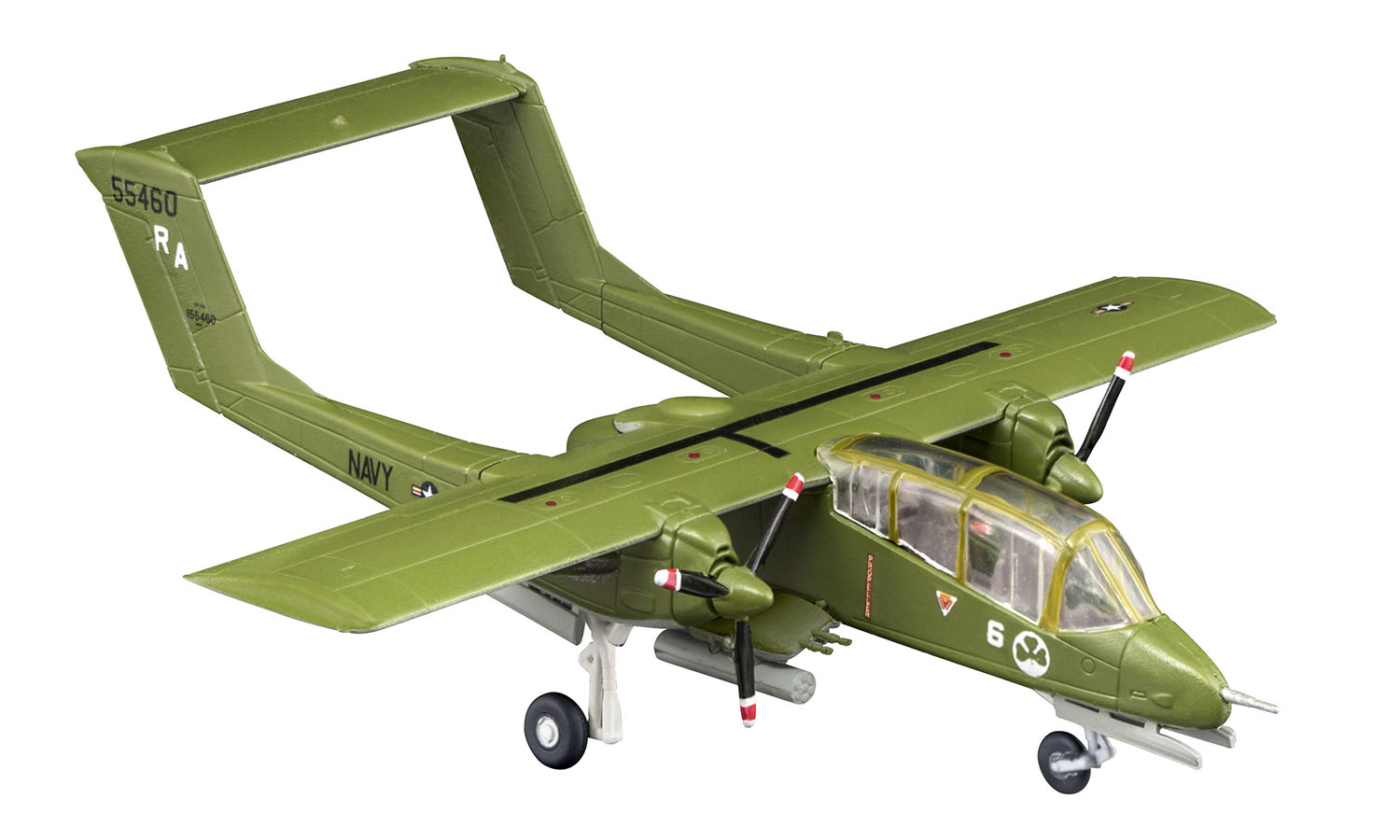 โมเดลเครื่องบินรบจำลอง ยี่ห้อเอฟทอย ขนาด 1/144 ชุด F-toys Wing Kit Collection VS12 OV-10 Bronco และ A-10 Thunderbolt II #1B