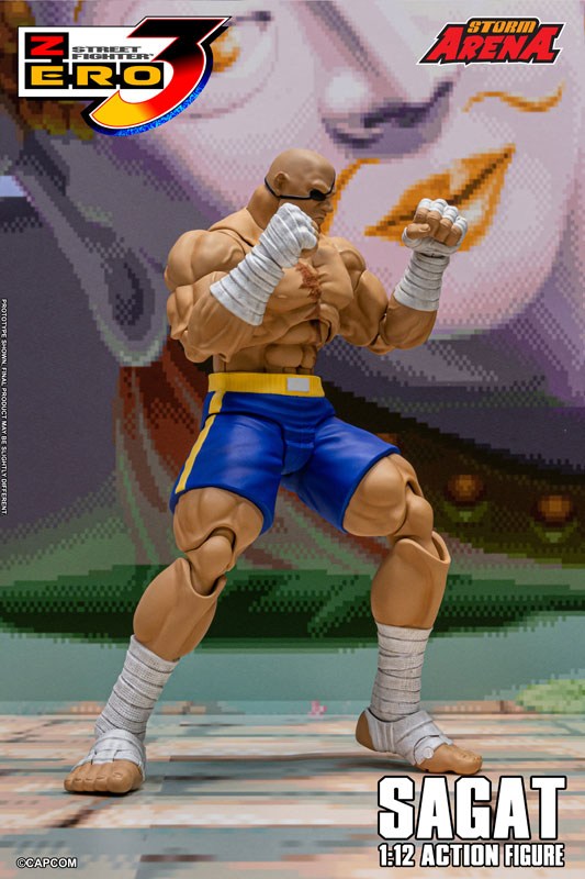 Street Fighter Alpha 3 1/12 Scale Action Figure Sagat(Provisional Pre-order)