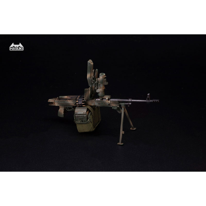 WM-05C Regular Machine Gun Set Jungle Camouflage 1/12 Action Figure Complete Model Option Part(Pre-order)