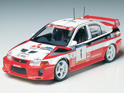 โมเดลรถจำลองทามิย่า ขนาด 1/24 TA24203 MitsubishiI Lancer Evolution V WRC