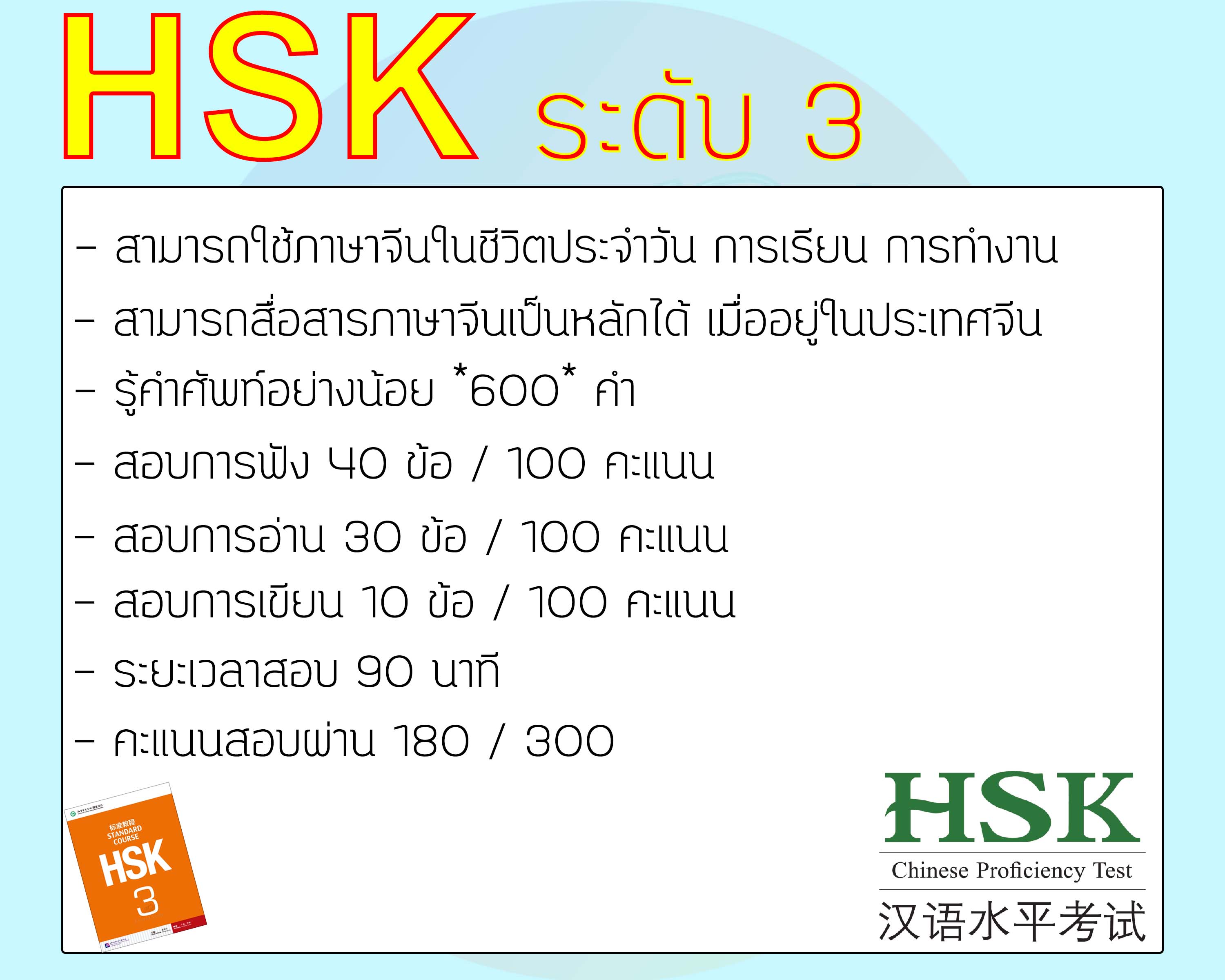 การสอบวัดระดับความรู้ภาษาจีน HSK ระบบใหม่ / การสอบ HSK คืออะไร iloveilearn