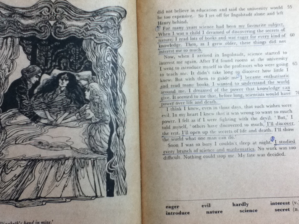 THE STORY OF FRANKENSTEIN/ Mary Shelley (หนังสือแถม )