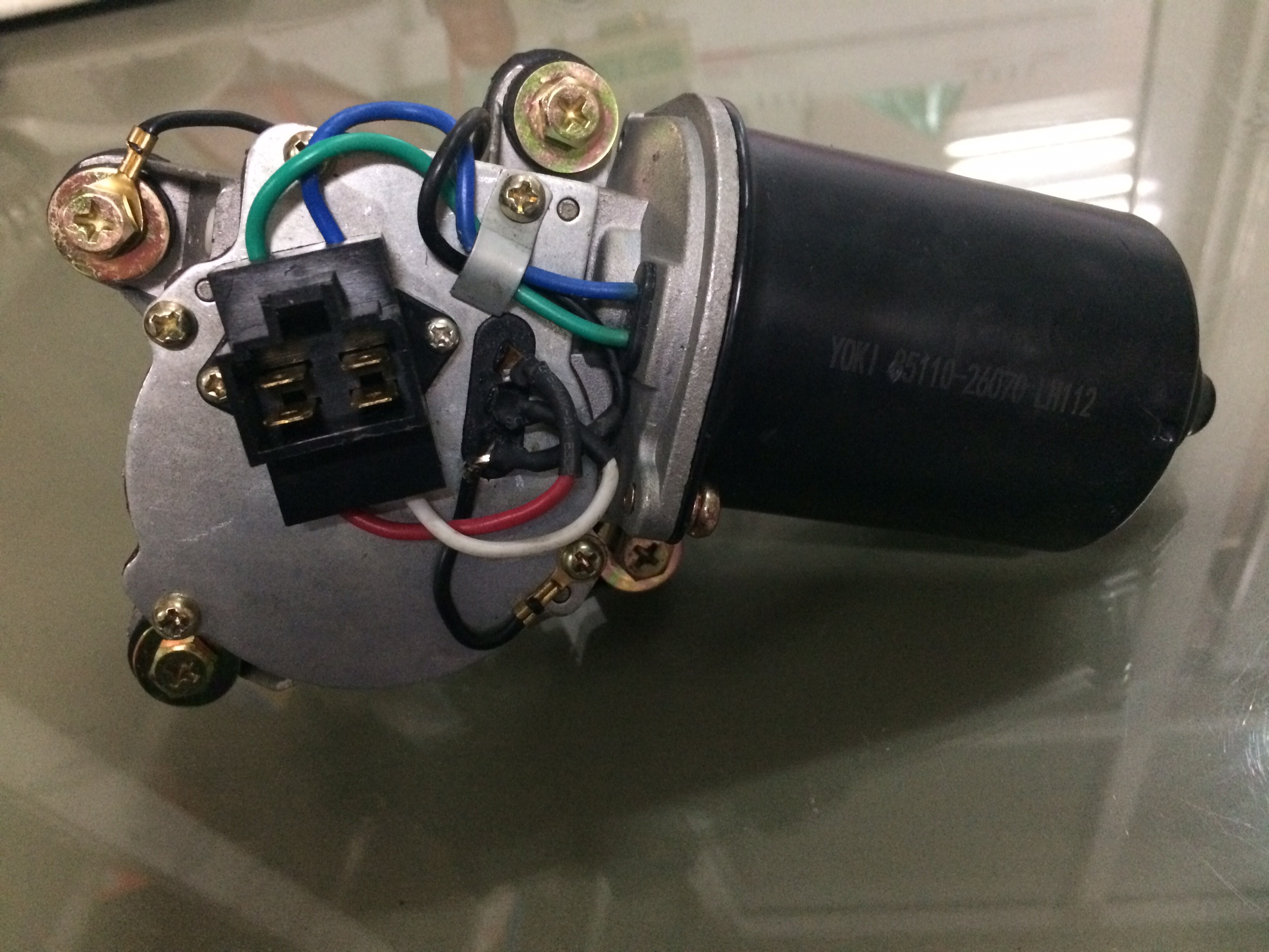 มอเตอร์ปัดน้ำฝน TOYOTA หัวจรวด LH112 12V