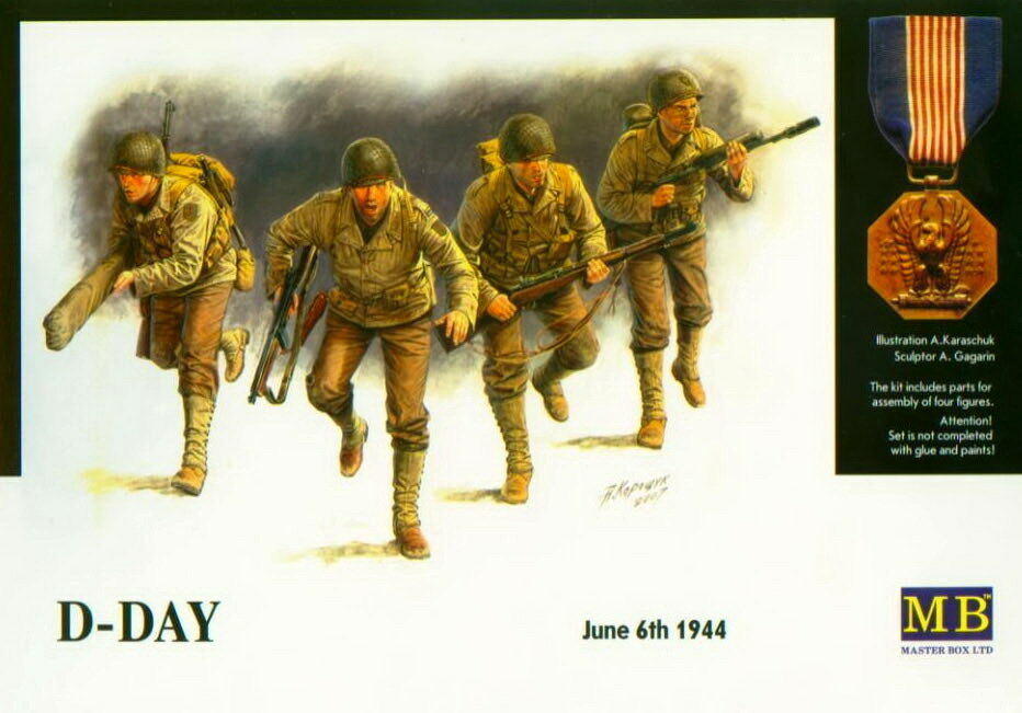 โมเดลฟิกเกอร์ Master Box ขนาด 1/35 MB3520 D-Day, 6TH June 1944