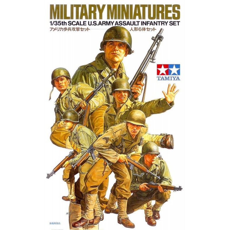 โมเดลฟิกเกอร์ทหาร Tamiya ขนาด 1/35 TA35192 U.S. Army Assault Infantry Set