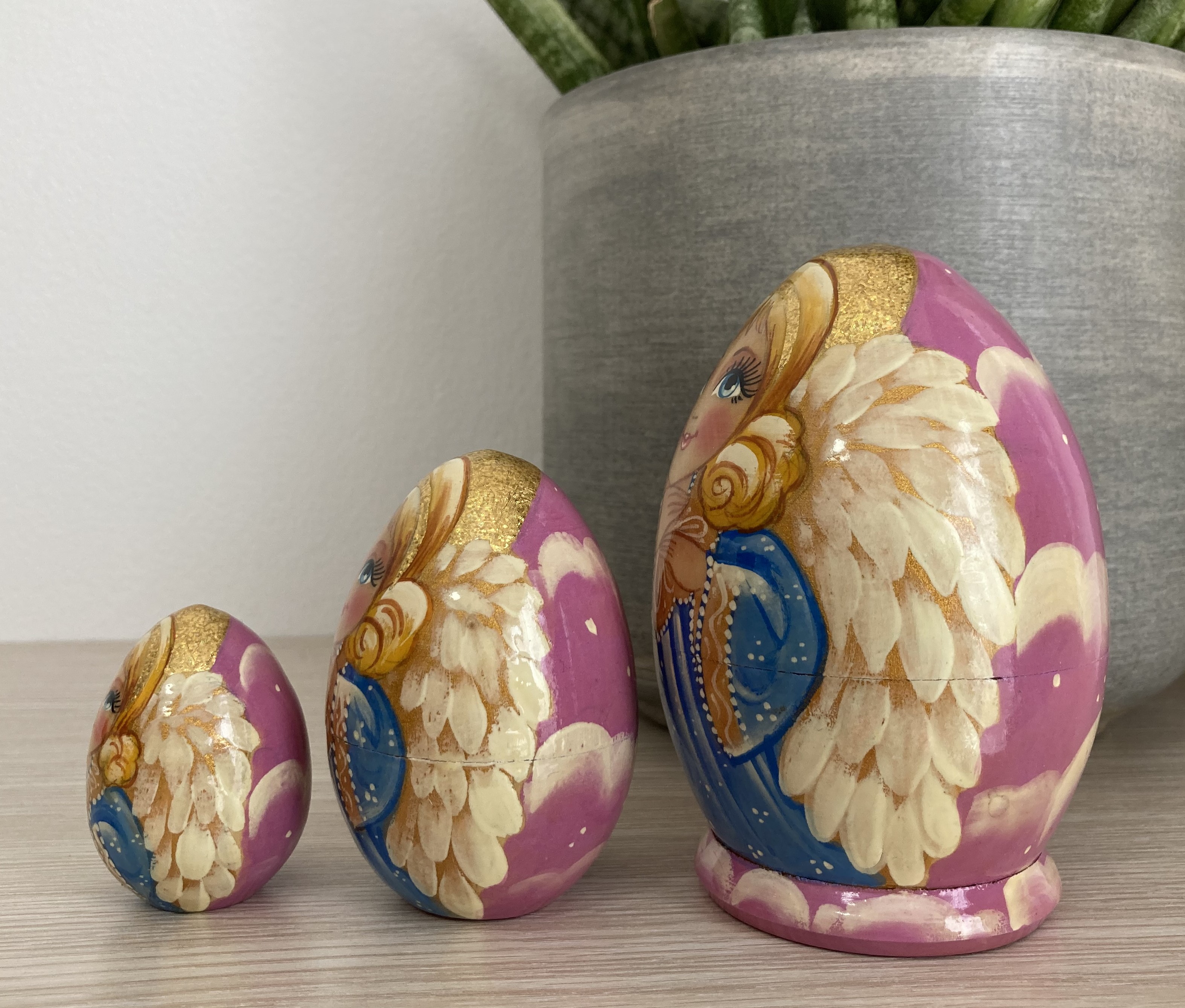ตุ๊กตาแม่ลูกดกรัสเซีย (Matryoshka) - From Russia With Love "Lovely Angel Nesting dolls"
