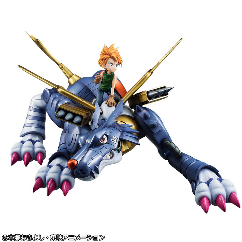 [Exclusive Sale] Precious G.E.M. Series Digimon Adventure Metal Garurumon & Yamato Ishida Complete Figure(Pre-order)(Single Shipment)