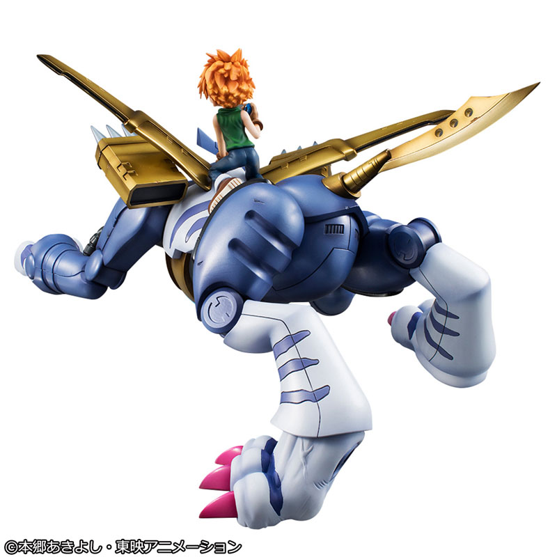 [Exclusive Sale] Precious G.E.M. Series Digimon Adventure Metal Garurumon & Yamato Ishida Complete Figure(Pre-order)(Single Shipment)