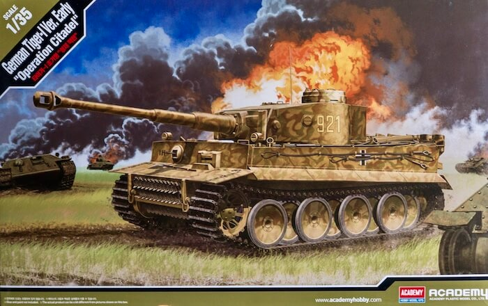 โมเดลรถถัง Academy ขนาด 1/35 AC13509 German Tiger-1 Ver.Early Operation Citadel
