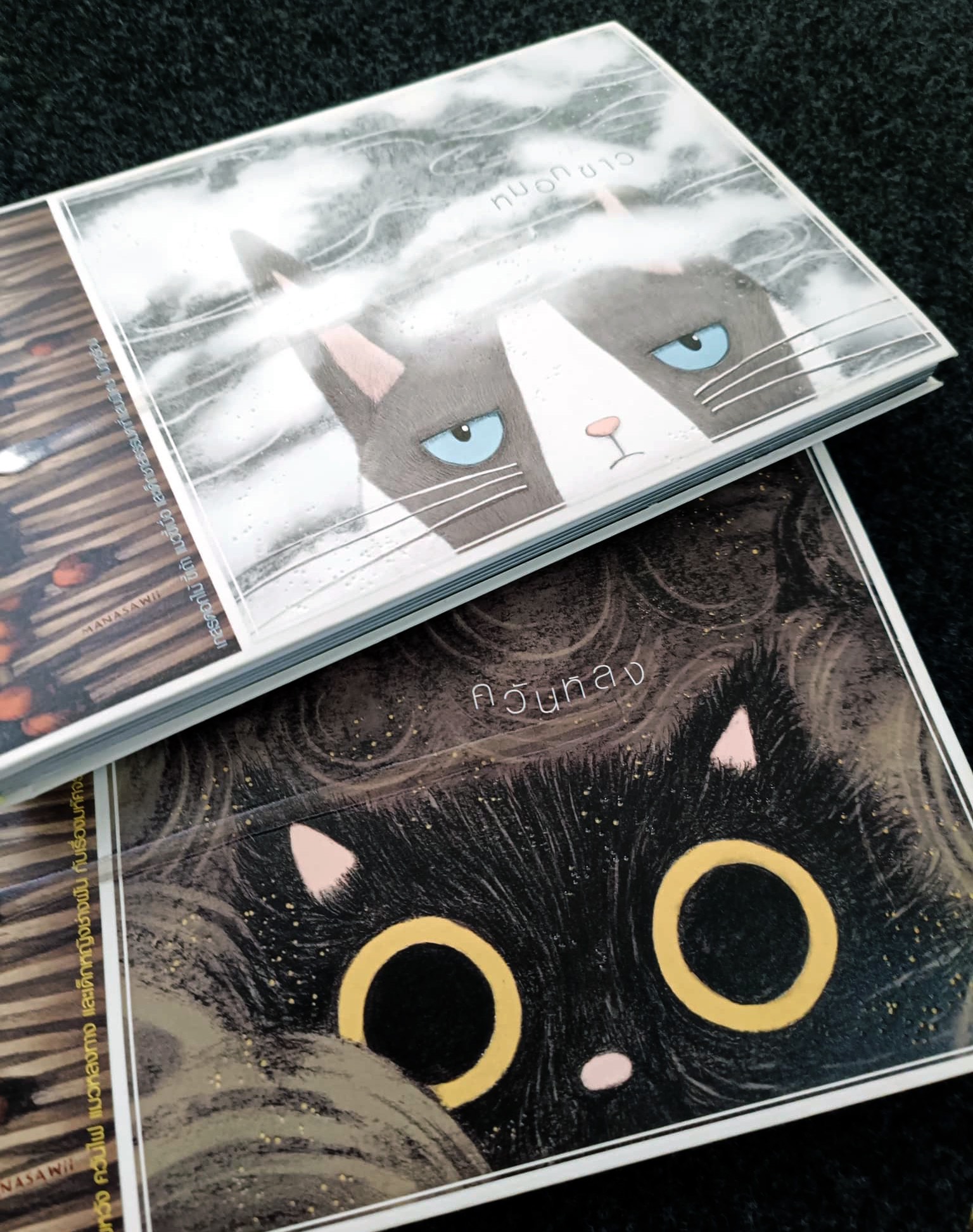 ควันหลงและหมอกขาว หนังสือนิยายภาพสองเรื่องในเล่มเดียว