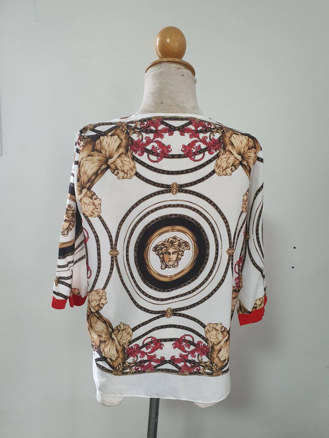 FF05485 เสื้อแฟชั่นชีฟอง ลวดลายสวย