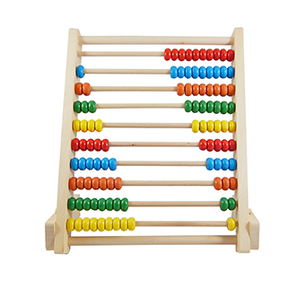 ลูกคิดฝึกการนับ 10 แถว 10 Bars Abacus