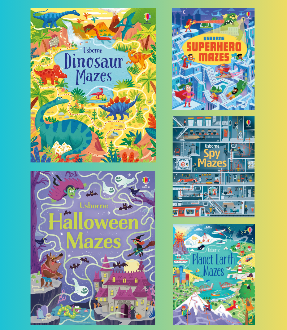 USBORNE MAZES BOOKS SERIES