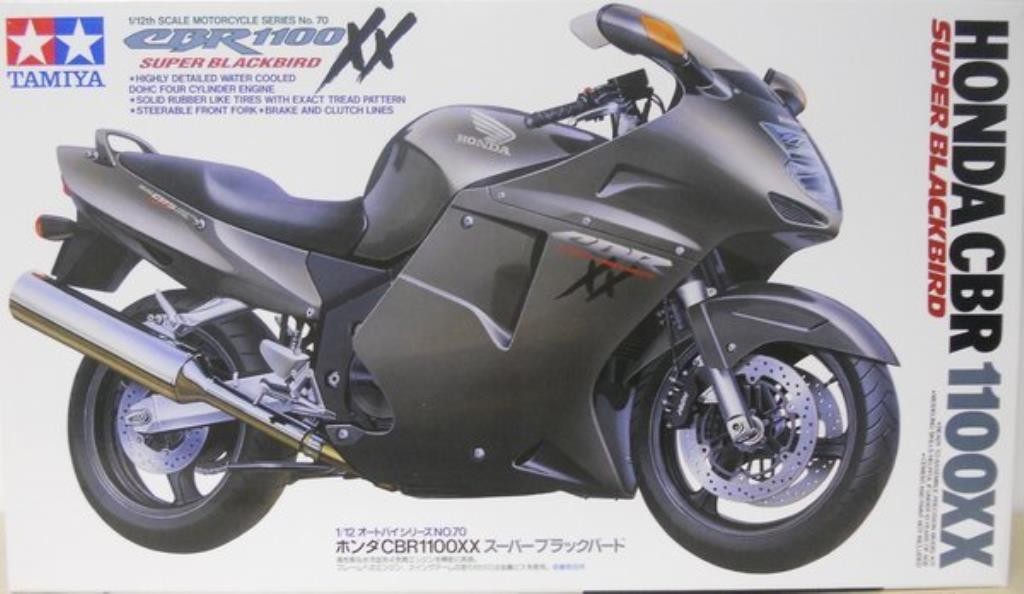โมเดลมอเตอร์ไซด์ทามิย่า ขนาด 1/12 Tamiya TA14070 Honda CBR 1100XX Super Blackbird