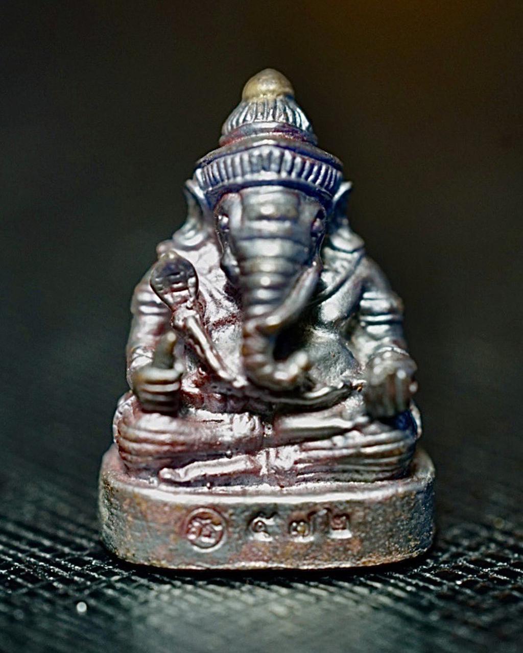 พระพิฆเนศ (เนื้อนวะ) Ganesha (Bronze Material). SKU-03186