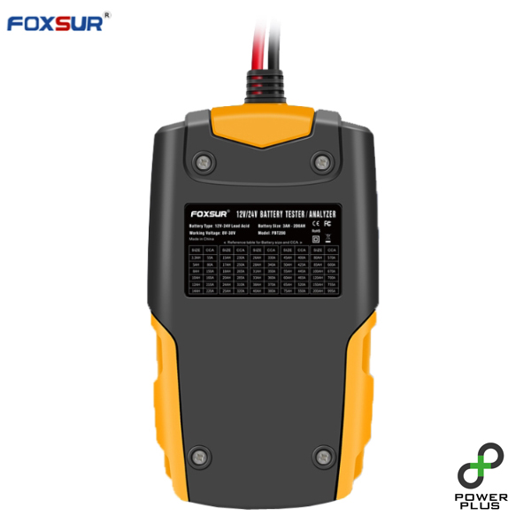 FOXSUR FBT200 เครื่องทดสอบแบตเตอรี่ เครื่องวัดค่า CCA