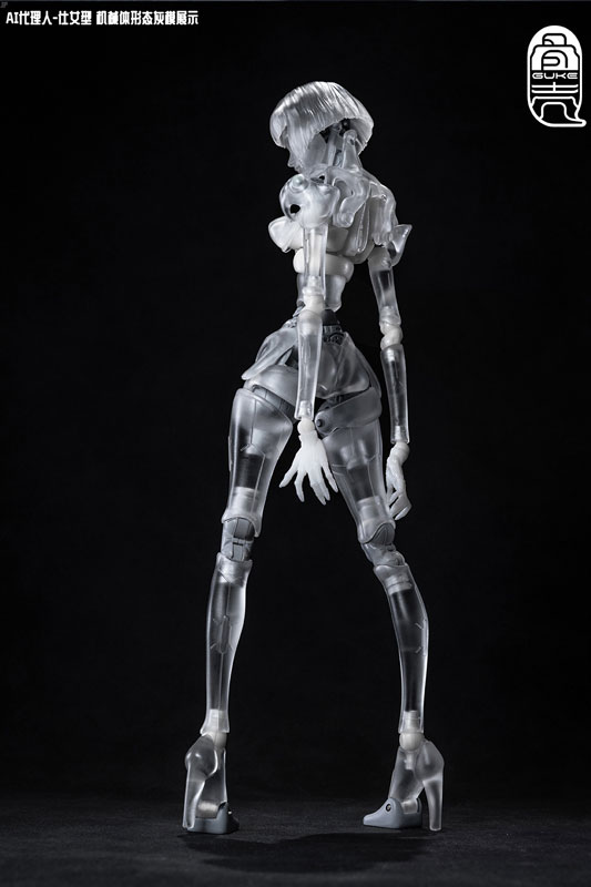 GK01FEC1 AI Agent Servant Type C1 Transparent Ver. 1/12 Scale Posable Figure Body(Provisional Pre-order)