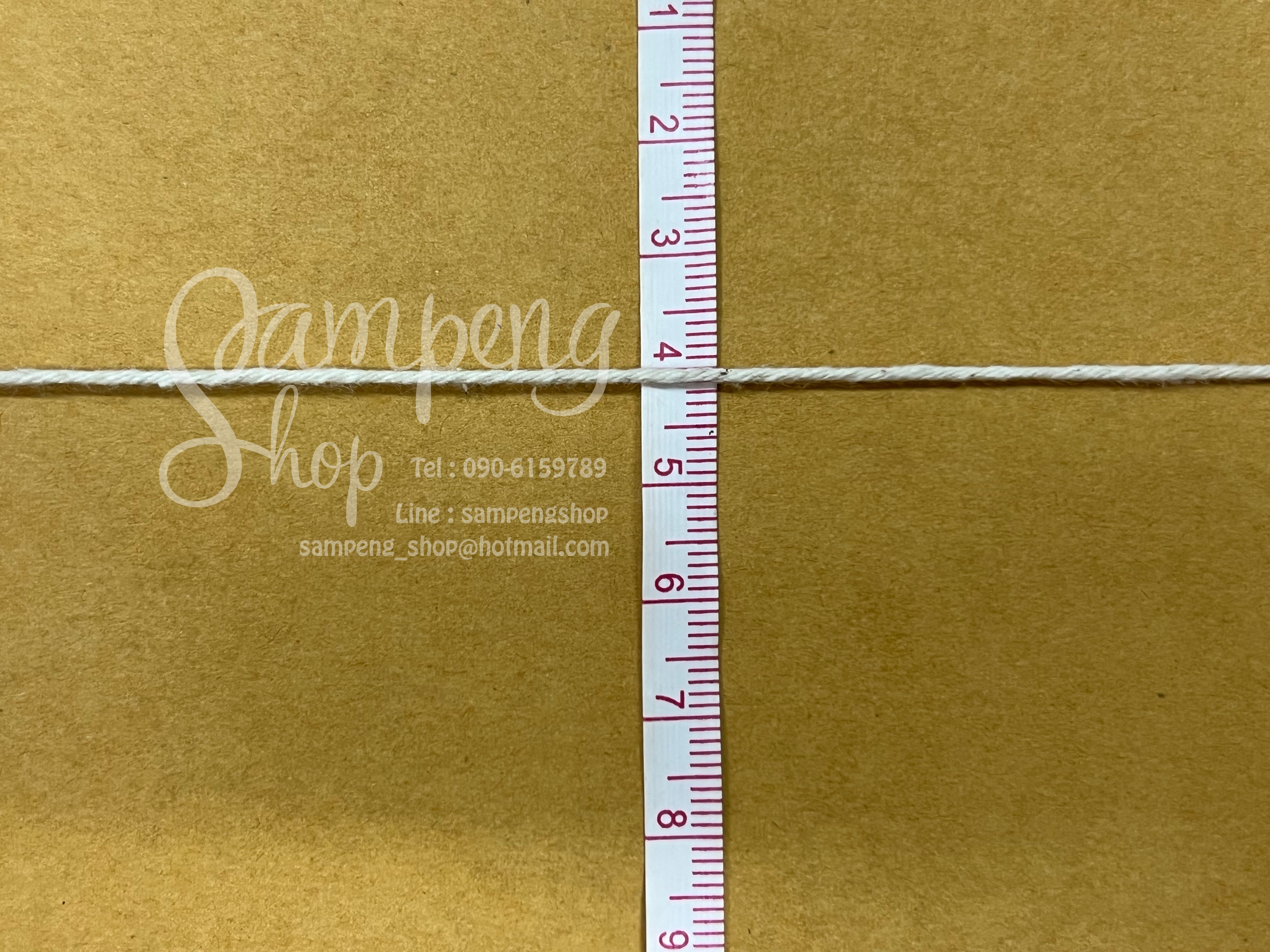 เชือกฝ้ายแท้ 1มิล