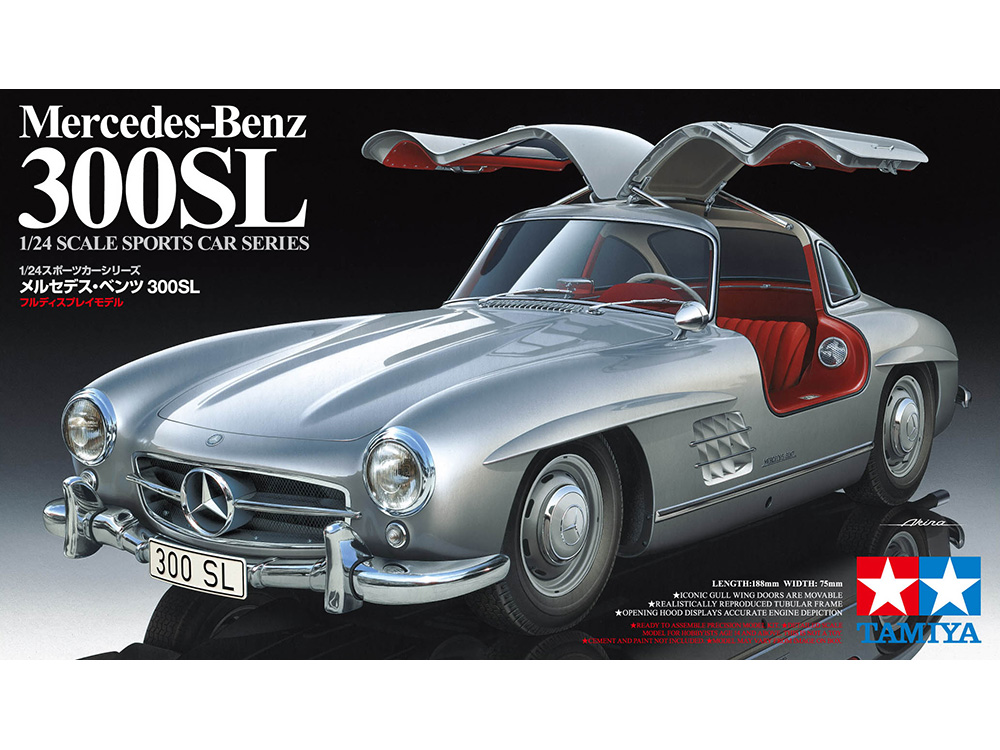 โมเดลรถจำลองทามิย่า ขนาด 1/24 TAMIYA TA24338 Mercedes-Benz 300SL
