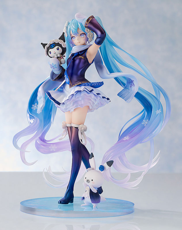 Character Vocal Series 01 Hatsune Miku Snow Miku x Kuromi 1/7 Complete Figure(Pre-order)
