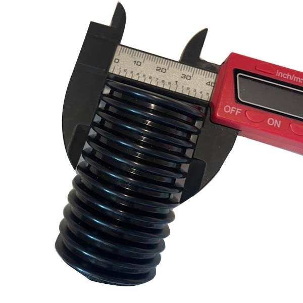 DB10139B ท่อเครื่องดูดฝุ่น ท่อขนาด OD 39 มิลลิเมตร. สีดำ (สามารถทำยาวต่อเนื่องได้ 20 ม. ราคา/เมตร) กว้าง 3.9 ซม. ยาว 100 ซม.