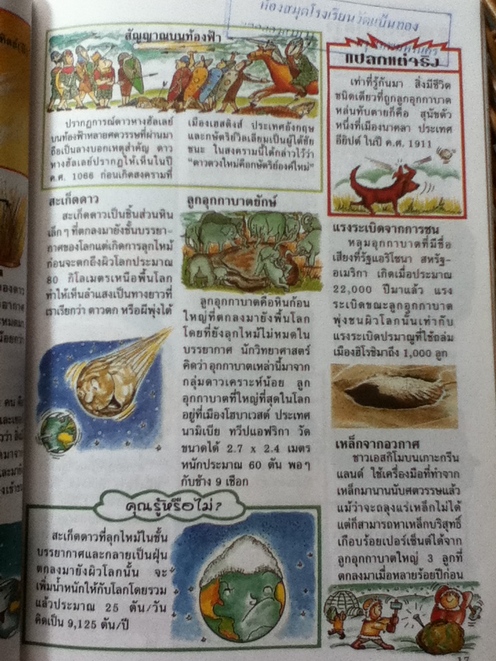 ความลับในอวกาศ (หนังสือแถม)