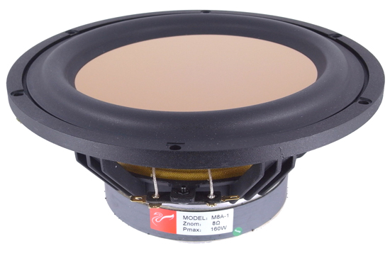 Hi-Vi M8a, 8" Alloy Cone Woofer