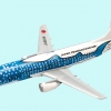 โมเดลเครื่องบินจำลอง ยี่ห้อเอฟทอย ขนาด 1/500 ชุด JAL Wing Collection Vol. 5 #1 BOEING 737-400 Jinbee Jet (JA8939)