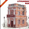 โมเดลฉากจำลอง MiniArt ขนาด 1/35 MI35504 Lithuanian City Building