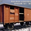 โมเดลตู้รถไฟทหาร MiniArt ขนาด 1/35 MI35288 Railway Covered Goods Wagon 18t “NTV” Type