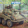 โมเดลรถถังจำลอง Dragon Models 1/35 DGM6256 Sd.Kfz.234/2 Puma