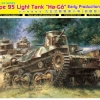 โมเดลรถถังจำลอง Dragon Models 1/35 DRA6767 IJA Type 95 Light Tank & "HA-GO"