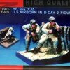 โมเดลฟิกเกอร์ทหารพร้อมฐาน AFV ขนาด 1/35 HF565 U.S.AIRBORN IN D-DAY 2 FIGURES