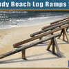 โมเดลเครื่องกีดขวาง ขนาด 1/35 Gecko Model 35GM0083 NORMANDY BEACH LOG RAMPS SET