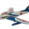 โมเดลเครื่องบินจำลอง ยี่ห้อเอฟทอย ขนาด 1/144 ชุด Blue Impulse of That Day #2 F-86F YD1961-1964 Blue