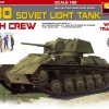 โมเดลรถถัง MiniArt ขนาด 1/35 MI35243 T-80 Soviet Light Tank w/Crew Special Edition