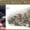 โมเดลฟิกเกอร์ทหาร ขนาด 1/35 Gecko Model 35GM0043 WWII US PARATROOPS IN ACTION W/CUSHMAN PARASCOOTER NW EUROPE, 1944 (SET 3)