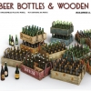 โมเดลจำลอง MiniArt ขนาด 1/35 MI35574 Beer Bottles & Wooden Crates